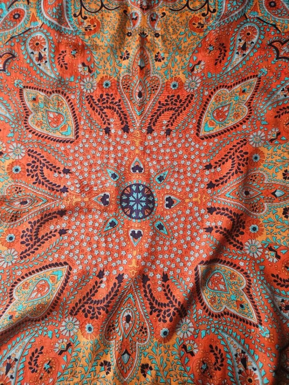 Johnny Was Silk Scarf New - Picture 7 of 11